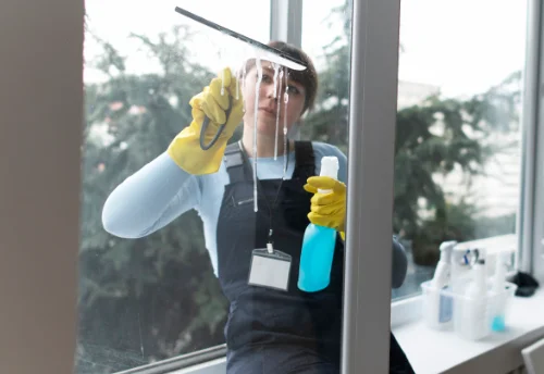 Nettoyage de vitres intérieures et extérieures aux Hauts-de-Chée
